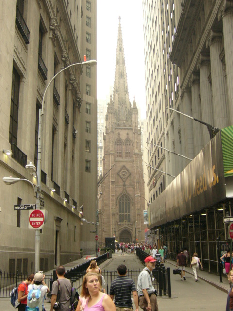 Wall Street ve Trinity Church