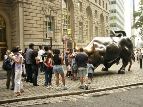 Wall street'in ünlü boğası