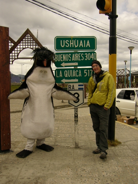Ushuaia'nın pengueni ile!