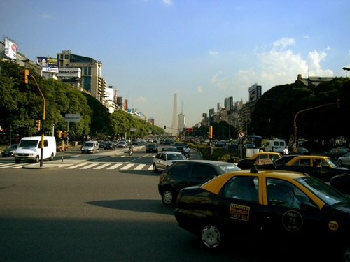Buenos Aires'in koca caddeleri